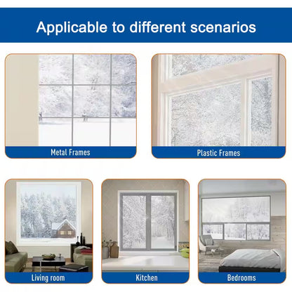 47 In. X 63 In. Indoor Window Insulation Kit for Winter Keep Cold Out